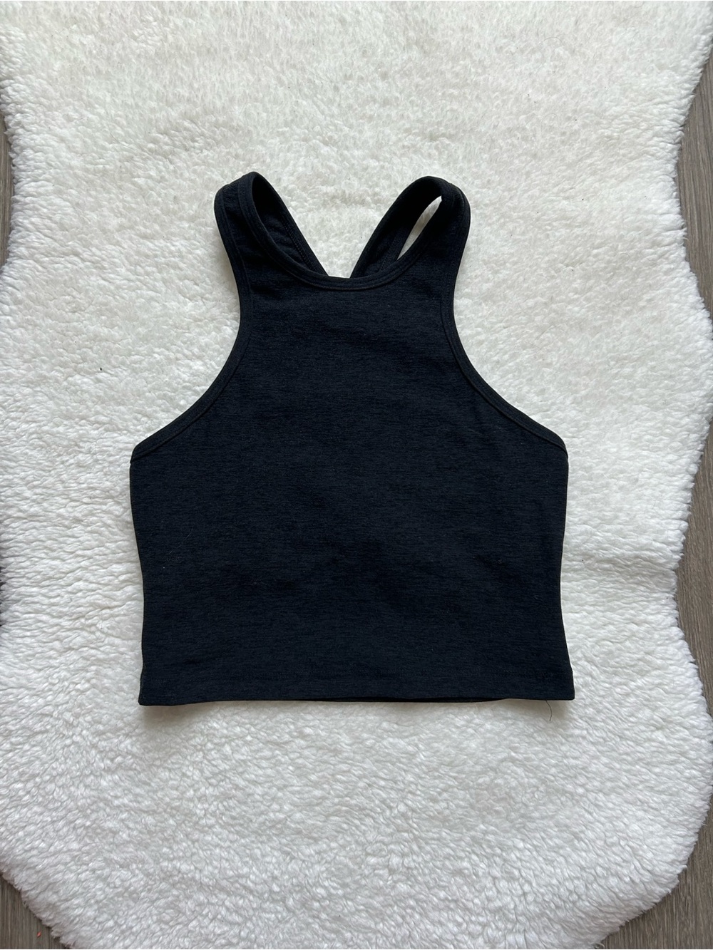 Beyond Yoga Black SpaceDye Racerback Sports Bra - Picture 2 of 5